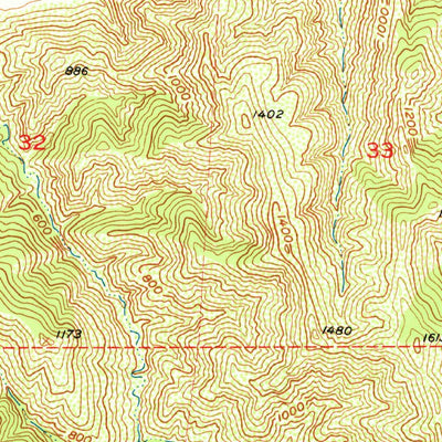 United States Geological Survey Orestimba Peak, CA (1955, 24000-Scale) digital map