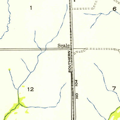 United States Geological Survey Oretta, LA (1956, 31680-Scale) digital map