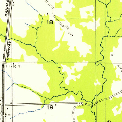 United States Geological Survey Oretta, LA (1956, 31680-Scale) digital map