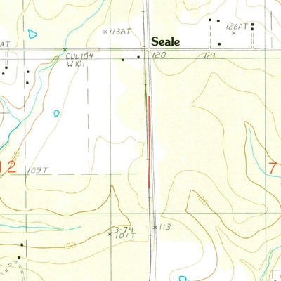 United States Geological Survey Oretta, LA (1986, 24000-Scale) digital map