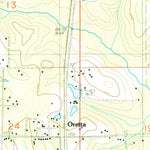 United States Geological Survey Oretta, LA (1986, 24000-Scale) digital map