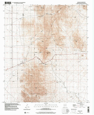 United States Geological Survey Organ, NM (1996, 24000-Scale) digital map