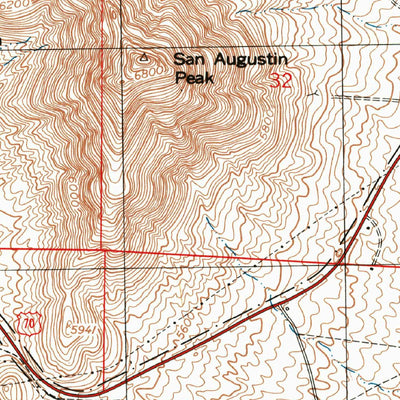 United States Geological Survey Organ, NM (1996, 24000-Scale) digital map