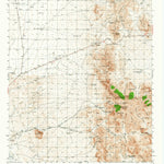 United States Geological Survey Organ Peak, NM (1941, 62500-Scale) digital map