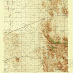 United States Geological Survey Organ Peak, NM (1943, 62500-Scale) digital map