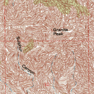 United States Geological Survey Organ Peak, NM (1955, 24000-Scale) digital map