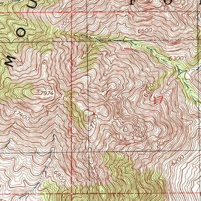 United States Geological Survey Organ Peak, NM (1996, 24000-Scale) digital map