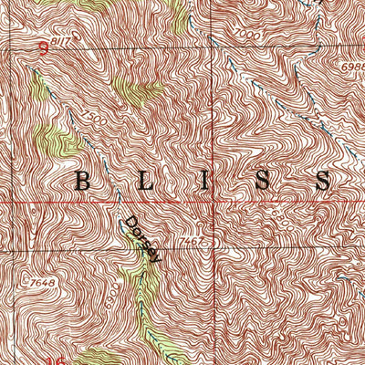 United States Geological Survey Organ Peak, NM (1996, 24000-Scale) digital map