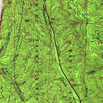 United States Geological Survey Orick, CA (1952, 62500-Scale) digital map