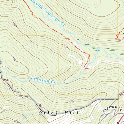 United States Geological Survey Orick, CA (2021, 24000-Scale) digital map