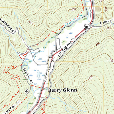 United States Geological Survey Orick, CA (2021, 24000-Scale) digital map