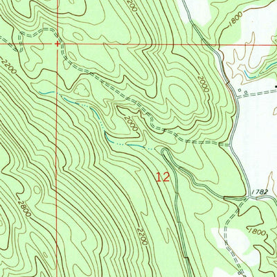 United States Geological Survey Orient, WA (1969, 24000-Scale) digital map