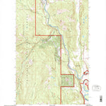 United States Geological Survey Orient, WA (1992, 24000-Scale) digital map