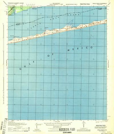 United States Geological Survey Oriole Beach, FL (1944, 25000-Scale) digital map