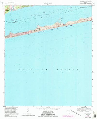 United States Geological Survey Oriole Beach, FL (1969, 24000-Scale) digital map