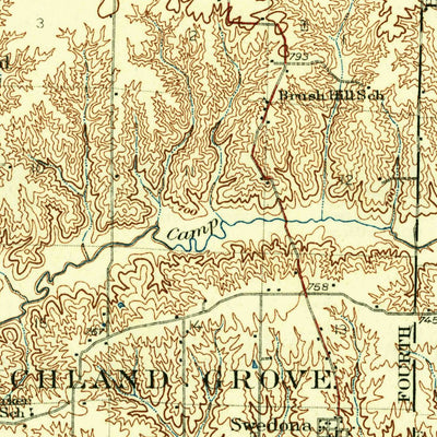 United States Geological Survey Orion, IL (1937, 62500-Scale) digital map