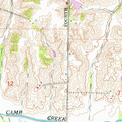 United States Geological Survey Orion, IL (1953, 24000-Scale) digital map