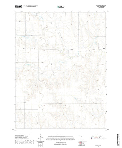 United States Geological Survey Orion NE, KS (2022, 24000-Scale) digital map