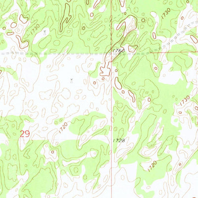 United States Geological Survey Orion, OK (1972, 24000-Scale) digital map