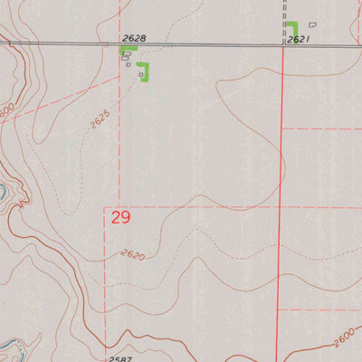 United States Geological Survey Orion SE, KS (1974, 24000-Scale) digital map