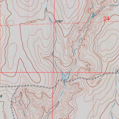 United States Geological Survey Orion SW, KS (1974, 24000-Scale) digital map