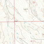 United States Geological Survey Oriva NW, WY (1971, 24000-Scale) digital map