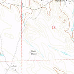 United States Geological Survey Oriva, WY (1971, 24000-Scale) digital map