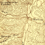 United States Geological Survey Orkney Springs, VA-WV (1921, 48000-Scale) digital map
