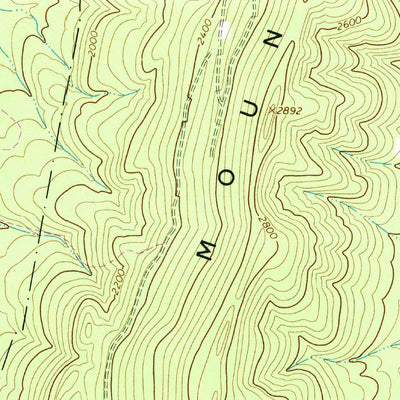 United States Geological Survey Orkney Springs, VA-WV (1967, 24000-Scale) digital map