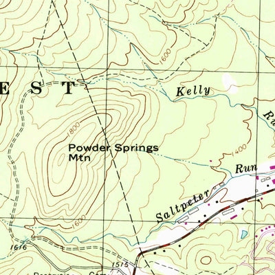 United States Geological Survey Orkney Springs, VA-WV (1994, 24000-Scale) digital map