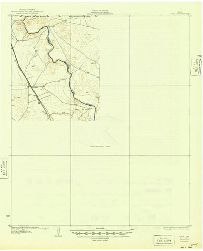 United States Geological Survey Orla, TX (1931, 62500-Scale) digital map