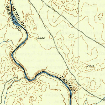 United States Geological Survey Orla, TX (1931, 62500-Scale) digital map