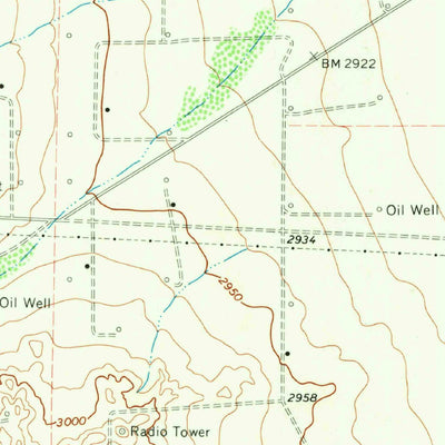 United States Geological Survey Orla, TX (1968, 24000-Scale) digital map