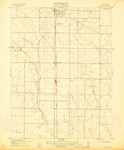 United States Geological Survey Orland, CA (1914, 31680-Scale) digital map