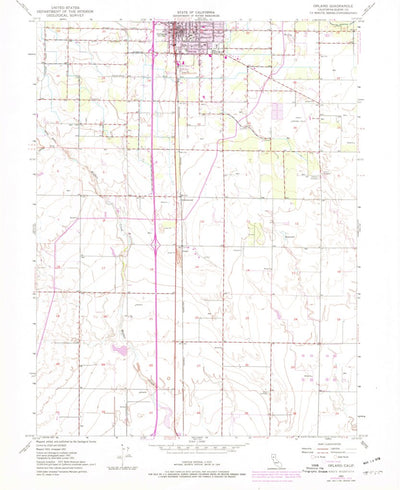 United States Geological Survey Orland, CA (1951, 24000-Scale) digital map