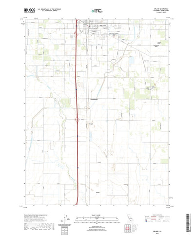 United States Geological Survey Orland, CA (2022, 24000-Scale) digital map