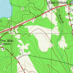 United States Geological Survey Orland, ME (1982, 24000-Scale) digital map