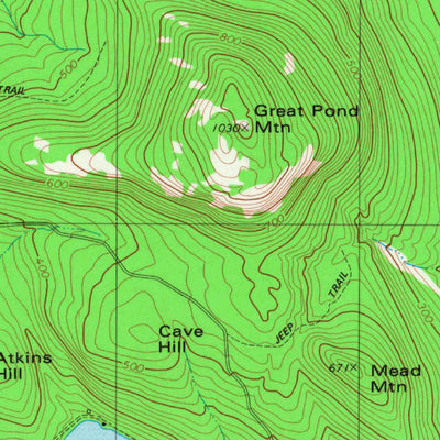 United States Geological Survey Orland, ME (1982, 24000-Scale) digital map