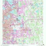 United States Geological Survey Orlando East, FL (1956, 24000-Scale) digital map