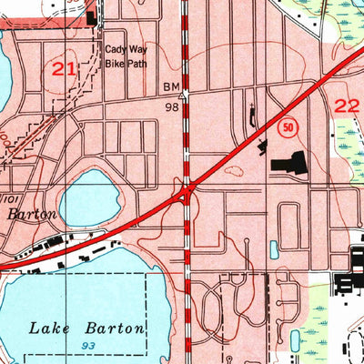 United States Geological Survey Orlando East, FL (1994, 24000-Scale) digital map