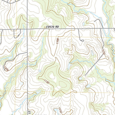 United States Geological Survey Orlando East, OK (2022, 24000-Scale) digital map
