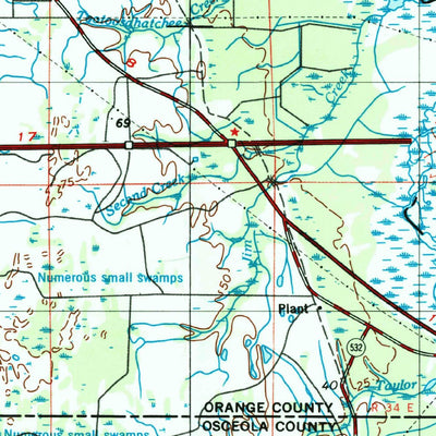 United States Geological Survey Orlando, FL (1955, 250000-Scale) digital map