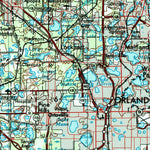 United States Geological Survey Orlando, FL (1955, 250000-Scale) digital map