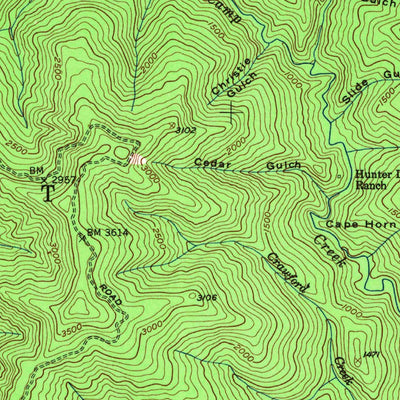United States Geological Survey Orleans, CA (1952, 62500-Scale) digital map