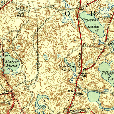 United States Geological Survey Orleans, MA (1944, 31680-Scale) digital map