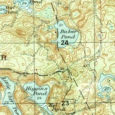 United States Geological Survey Orleans, MA (1946, 25000-Scale) digital map