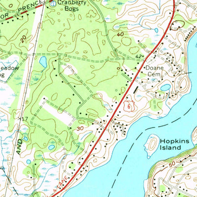United States Geological Survey Orleans, MA (1962, 24000-Scale) digital map