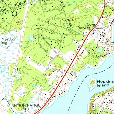 United States Geological Survey Orleans, MA (1974, 24000-Scale) digital map