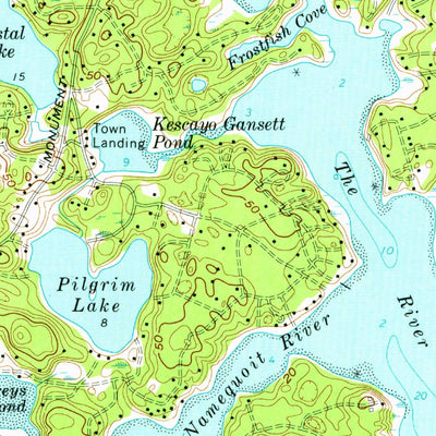 United States Geological Survey Orleans, MA (1974, 24000-Scale) digital map