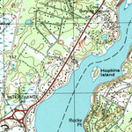United States Geological Survey Orleans, MA (1974, 25000-Scale) digital map